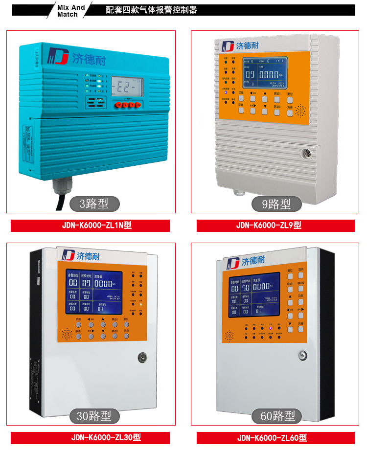 石油醚气体报警器四款控制器