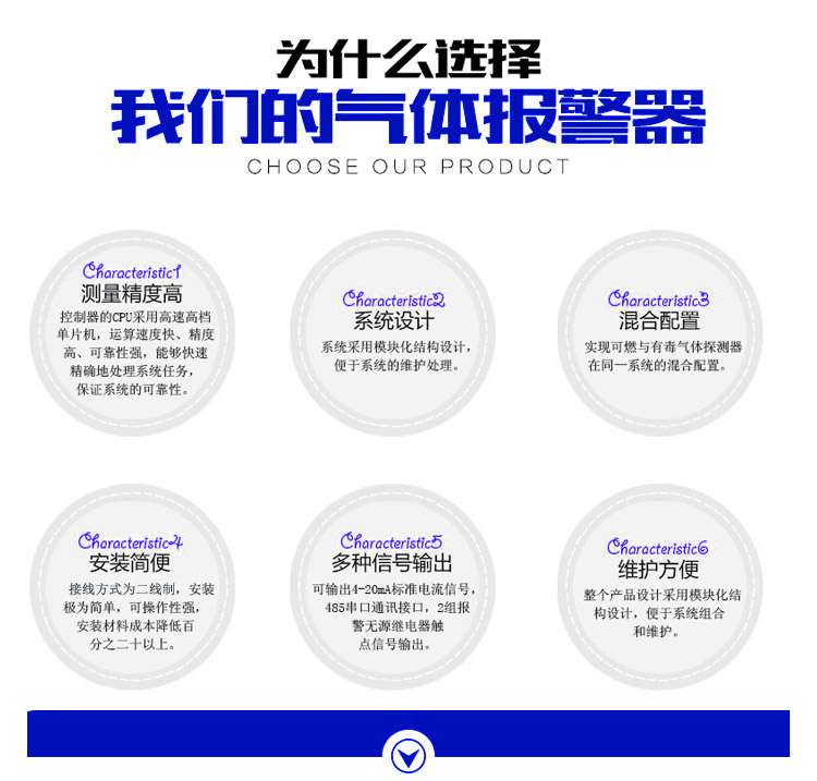 油漆气体报警器精度高