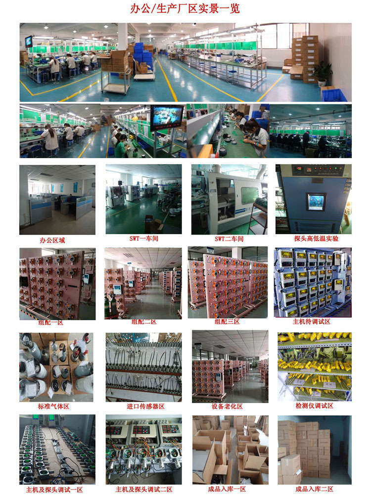 油漆气体报警器生产车间